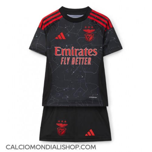 Maglie da calcio Benfica Seconda Maglia Bambino 2024-25 Manica Corta (+ Pantaloni corti)